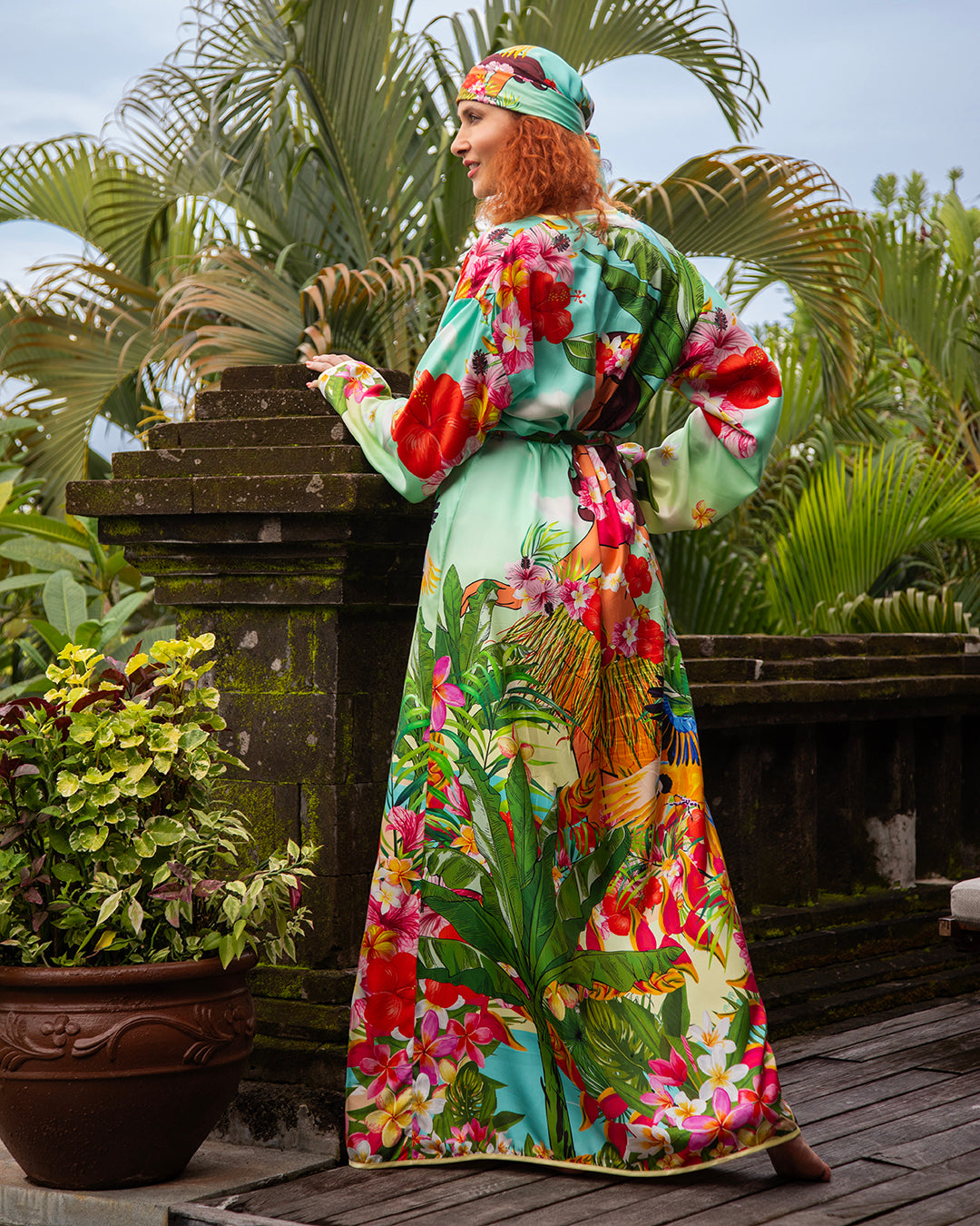 Hawai silk robe
