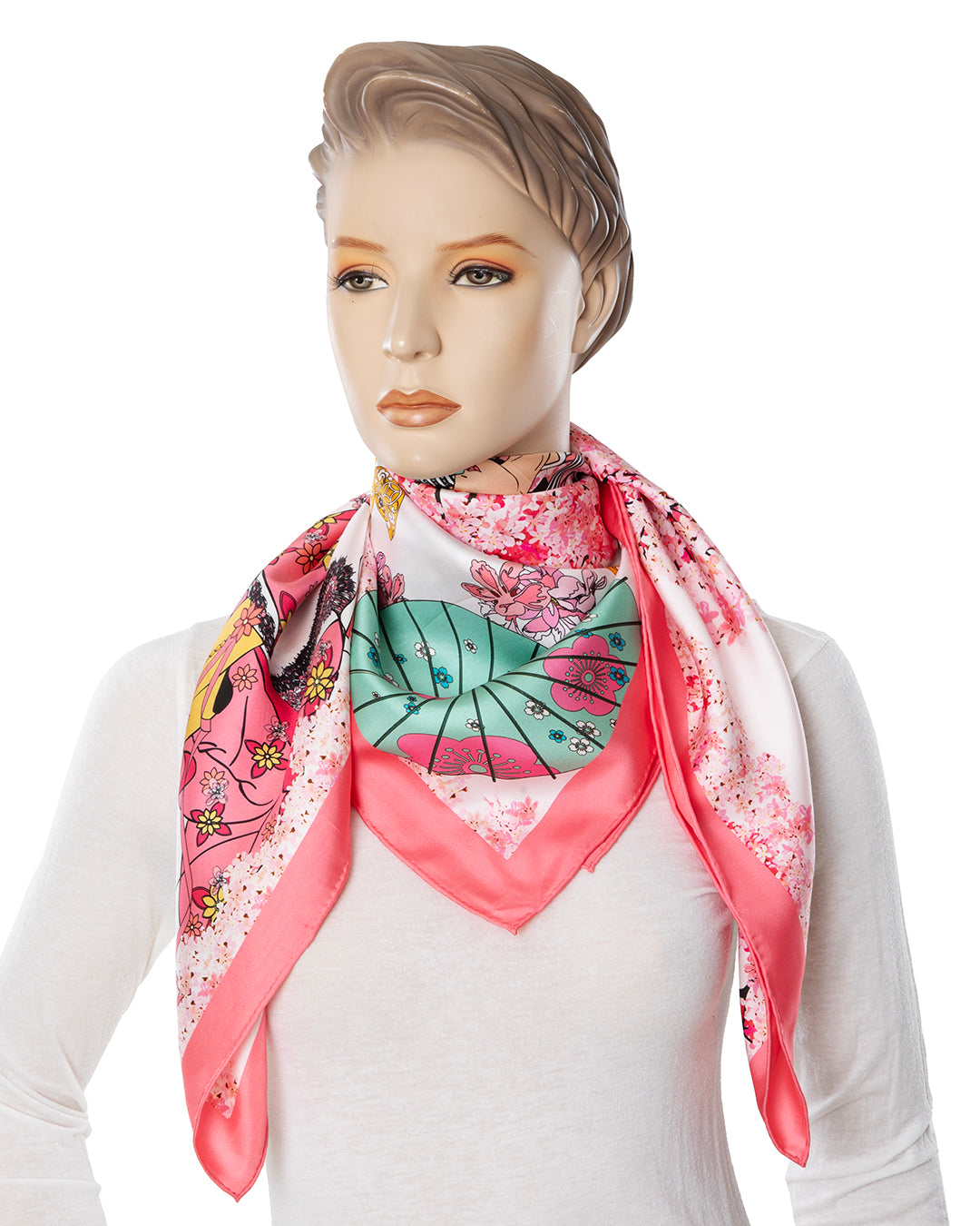 Silk scarf as a stylish gift