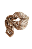 Clasic logo silk scarf