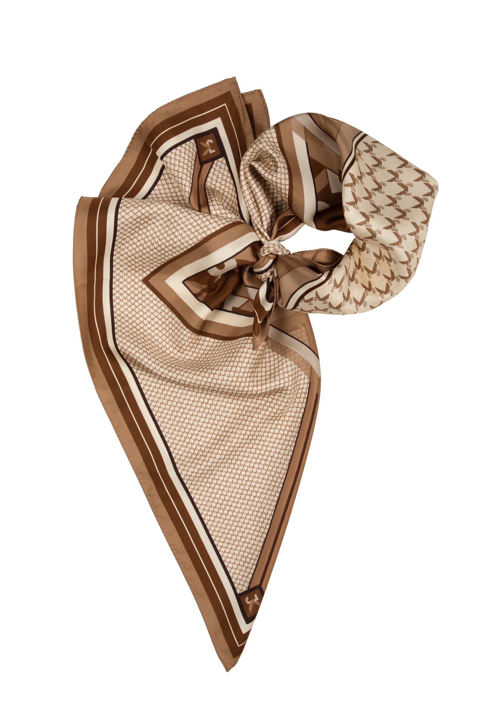 Clasic logo silk scarf