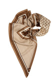 Clasic logo silk scarf