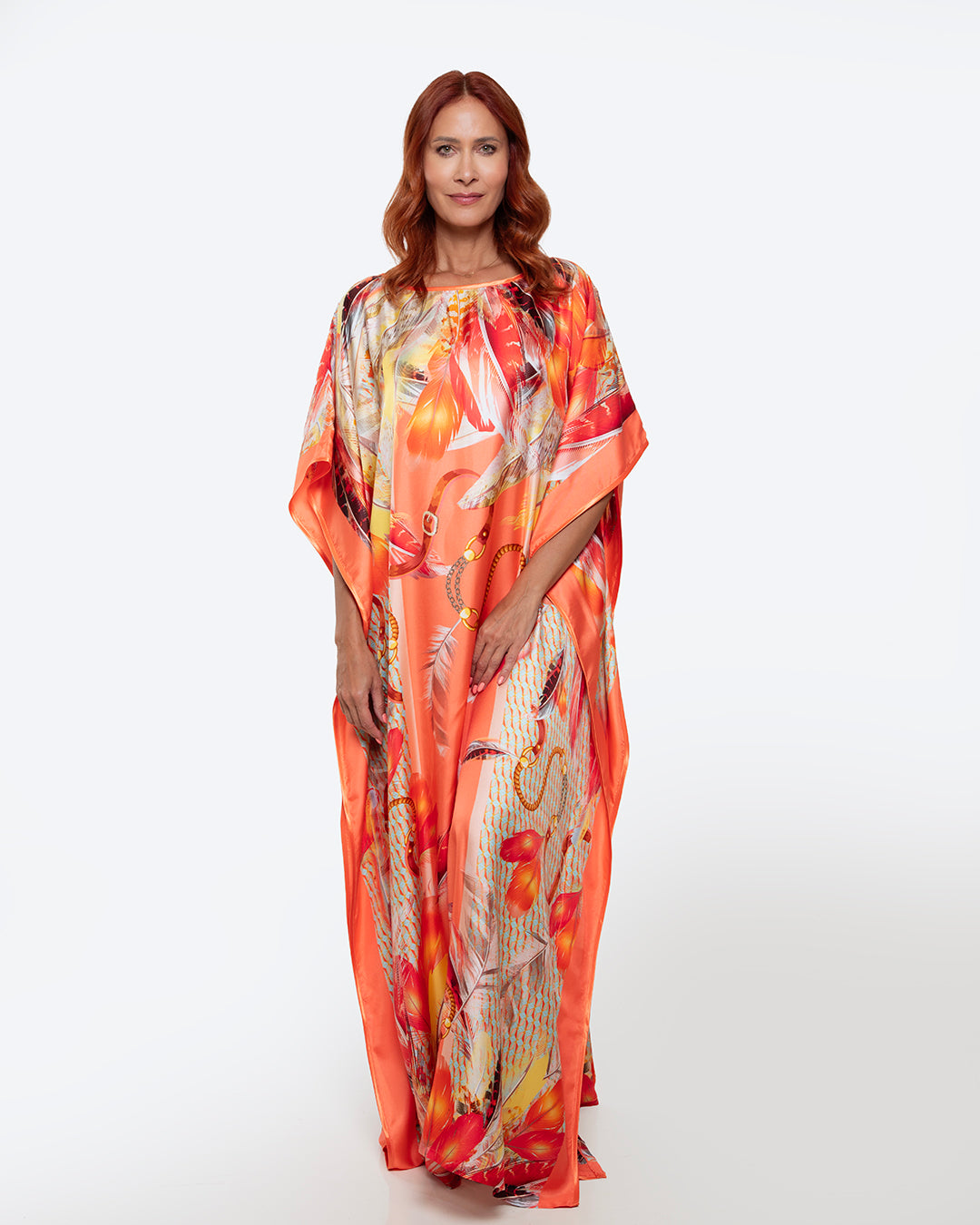 Coral dream kaftan