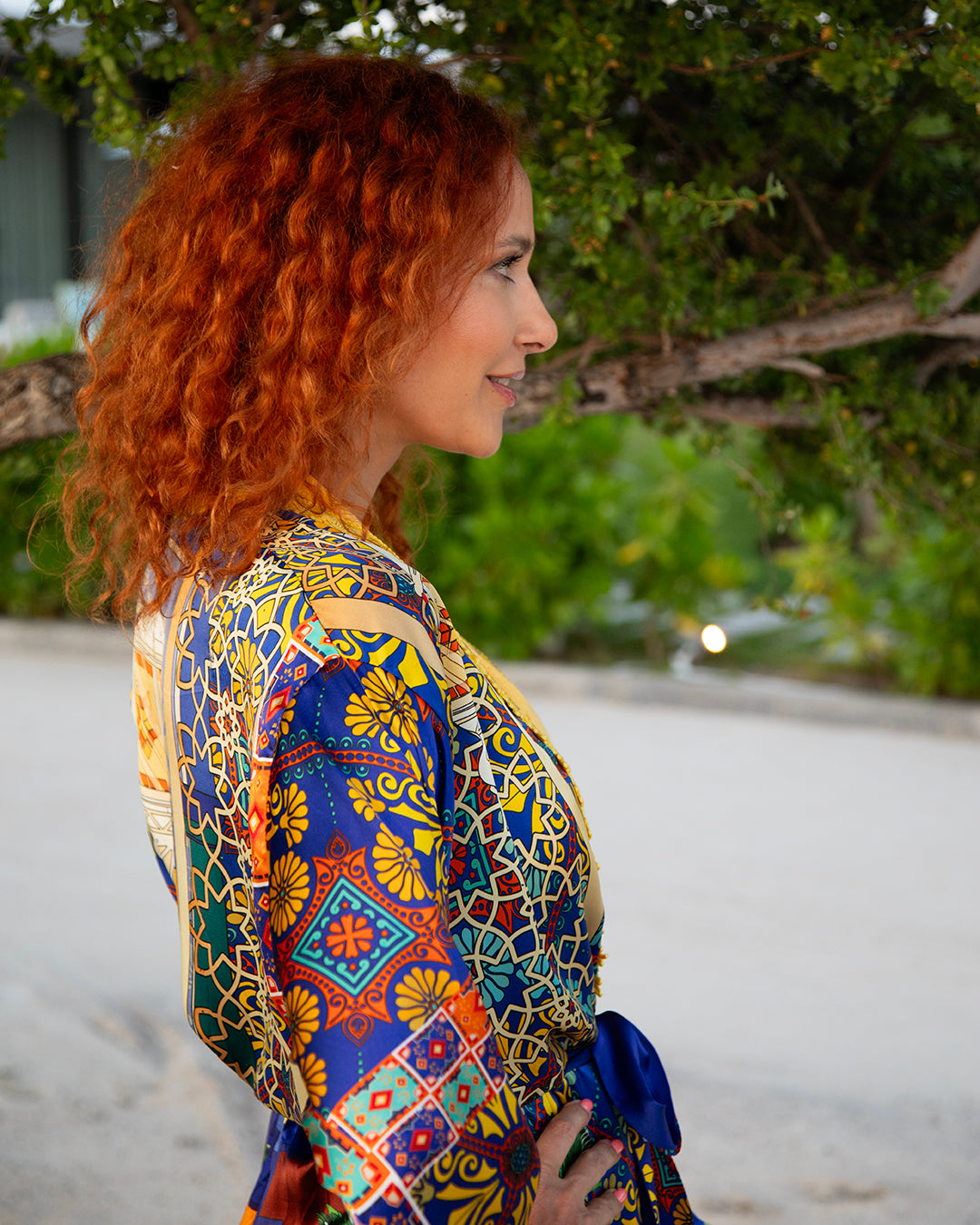 Marocco silk robe