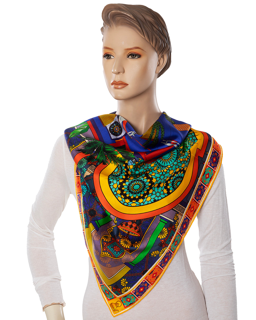 Exclusive silk scarf