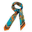 Ornament autumn silk scarf