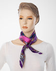 Vibrant colors and the subtle sheen of silk fabric