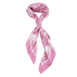 Pink folk summer silk scarf