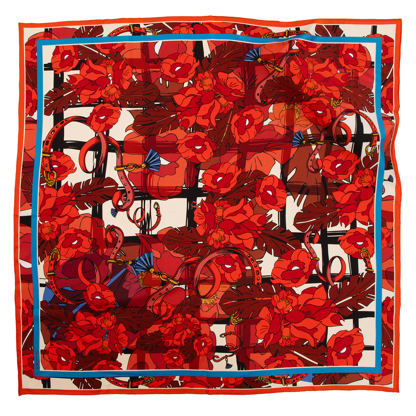 Silk scarf as a luxury gift