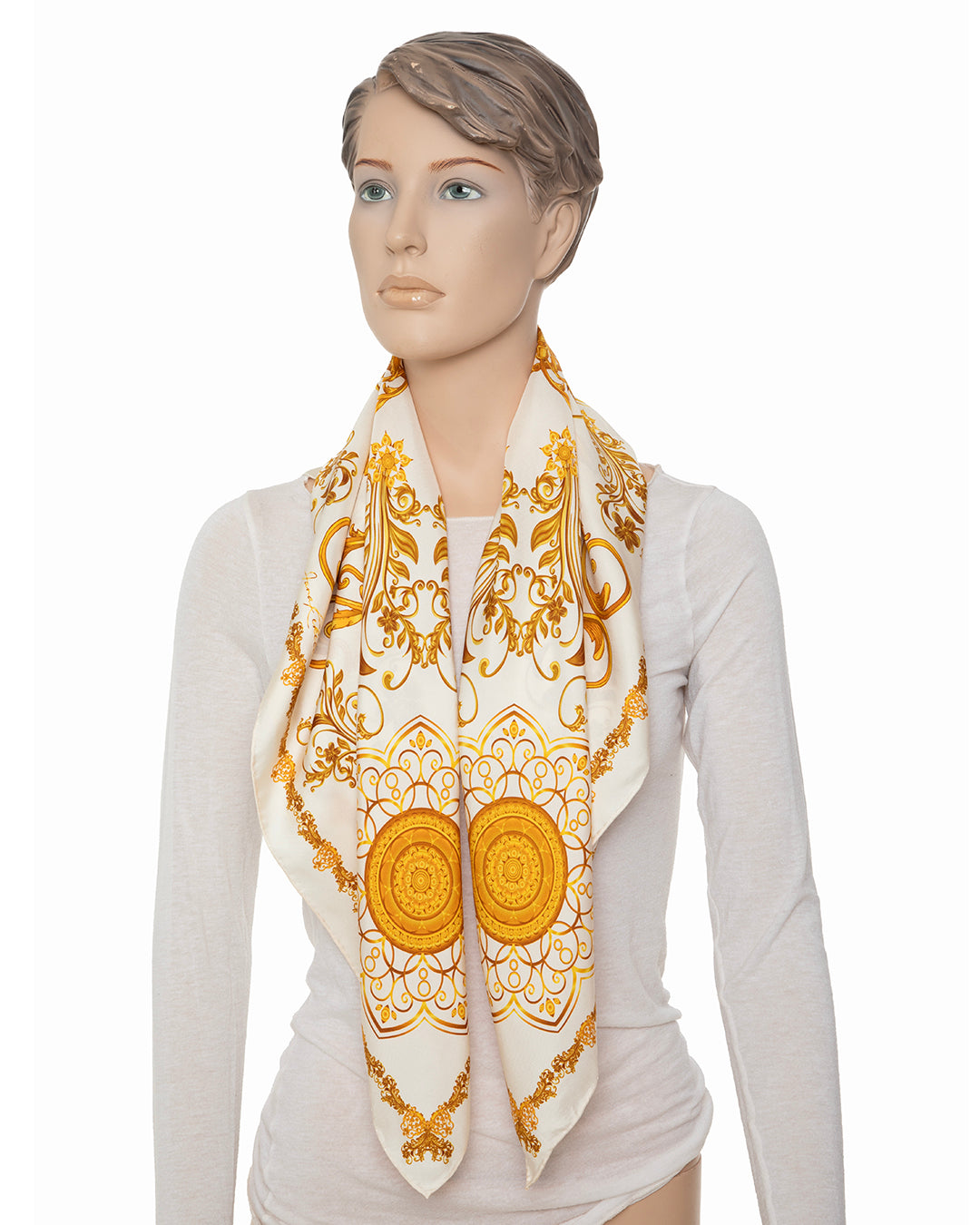 A feeling of luxury with silk scarves