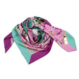 Tartan Jungle silk scarf
