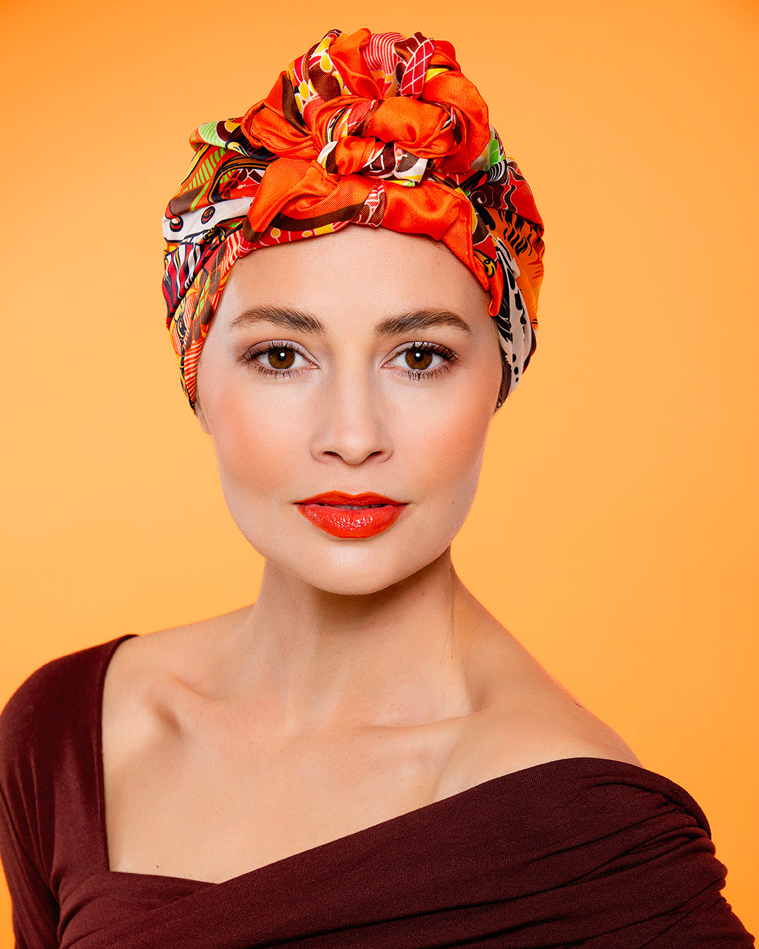 Hodvábna nádej - turban ala Mária