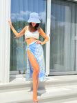 Soft summer blue mandala