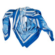 Blue Jungle Spring Silk Scarf