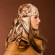Clasic logo silk scarf