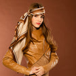 Clasic logo silk scarf