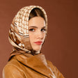 Clasic logo silk scarf