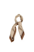 Clasic logo silk scarf
