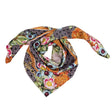Floral spring silk scarf