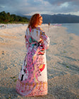 Geisha silk robe