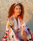 Geisha silk robe