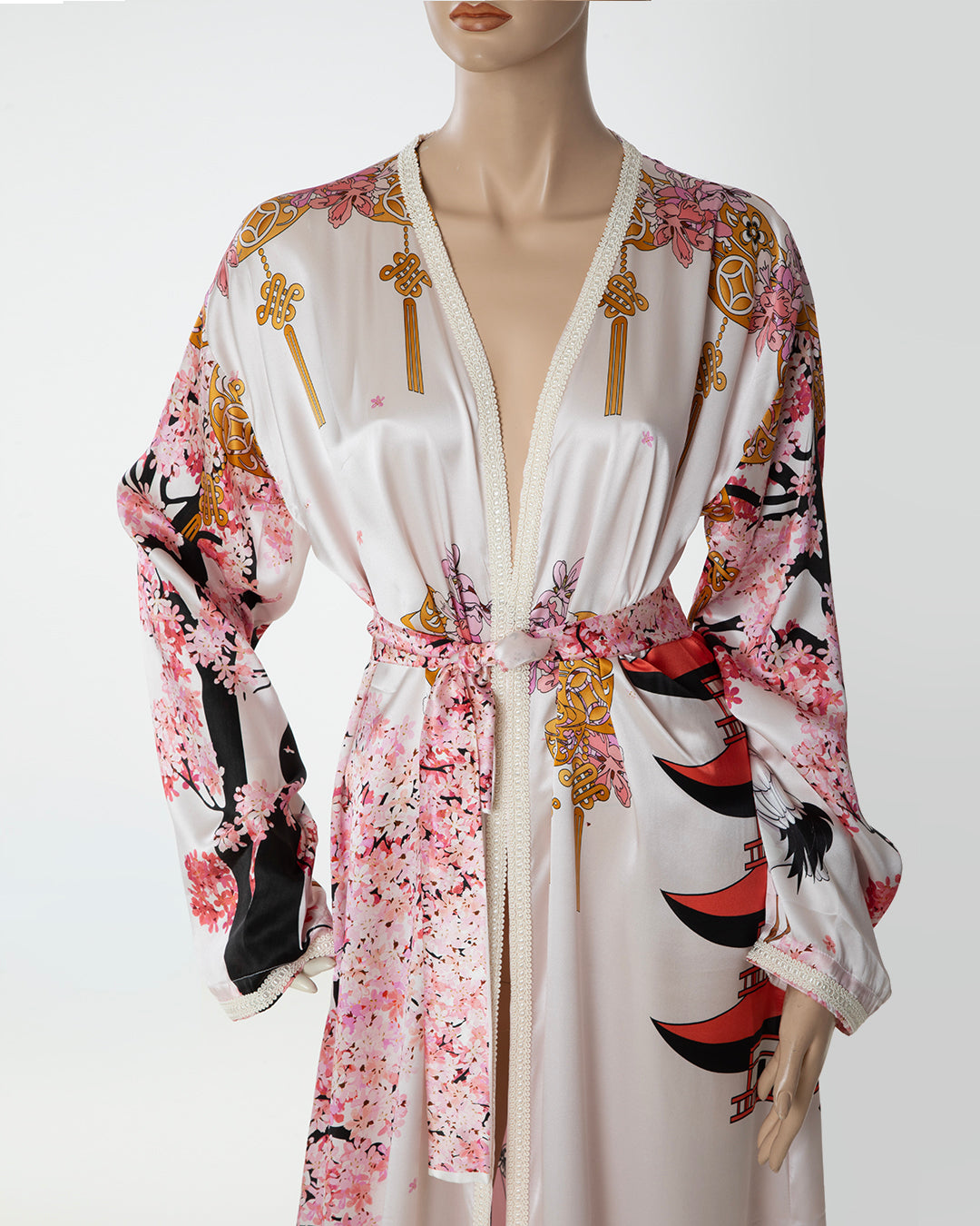 Silk robe for brides
