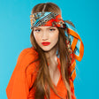 Kimono spring silk scarf