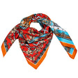 Kimono spring silk scarf