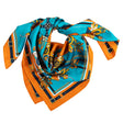 Ornament autumn silk scarf