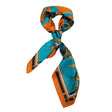 Ornament autumn silk scarf