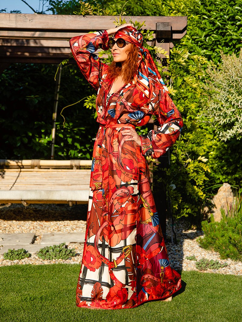 Elegant robe for relaxing moments