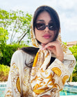 Royal Gold silk scarf
