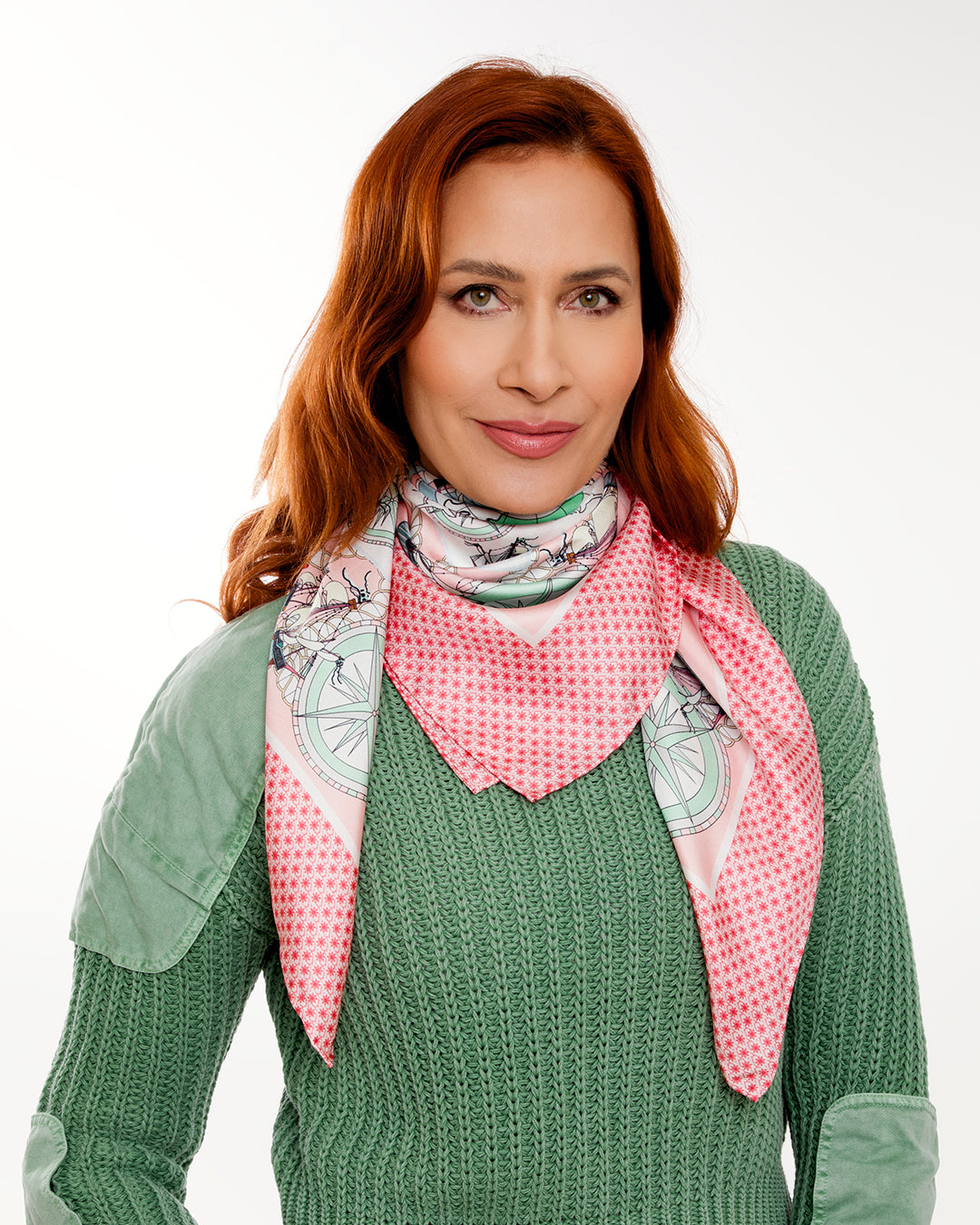 Different scarf-tying styles