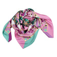 Tartan Jungle silk scarf