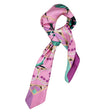 Tartan Jungle silk scarf