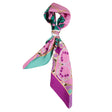 Tartan Jungle silk scarf