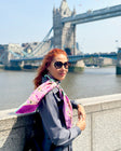 Tartan Jungle silk scarf