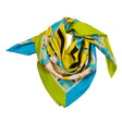Tartan spring silk scarf